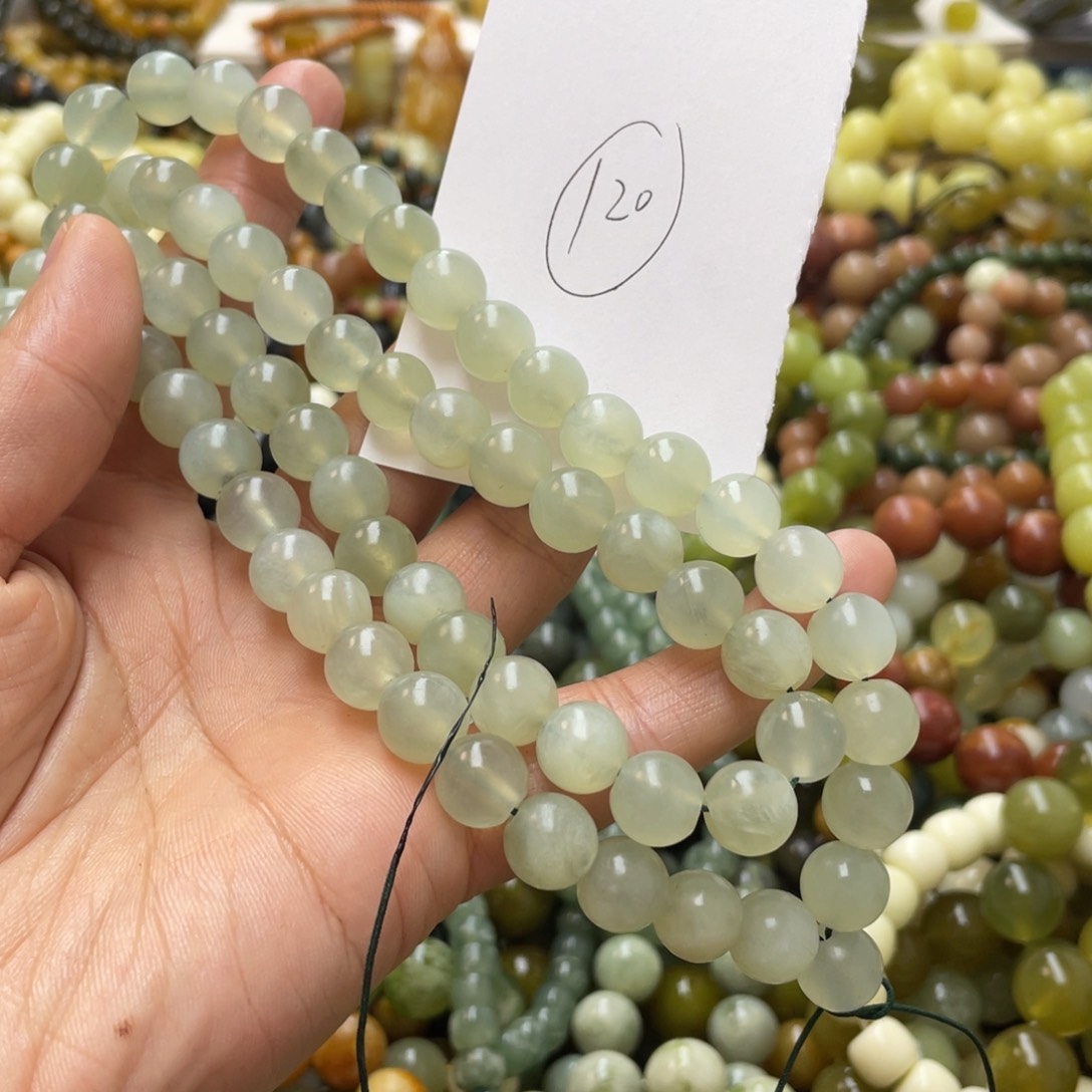 蛇纹石玉手链未镶嵌