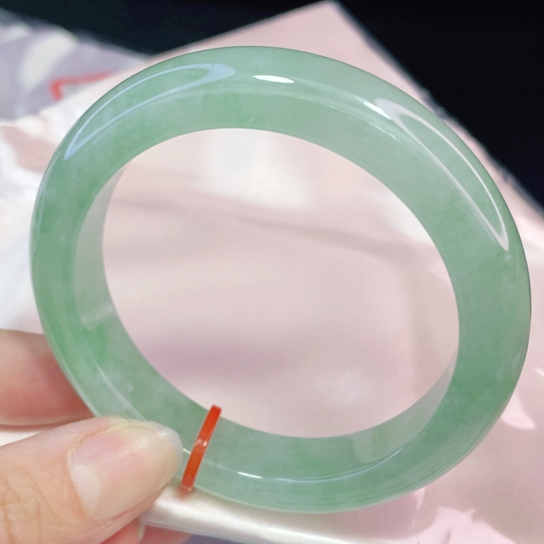 未镶嵌手镯翡翠54正圈