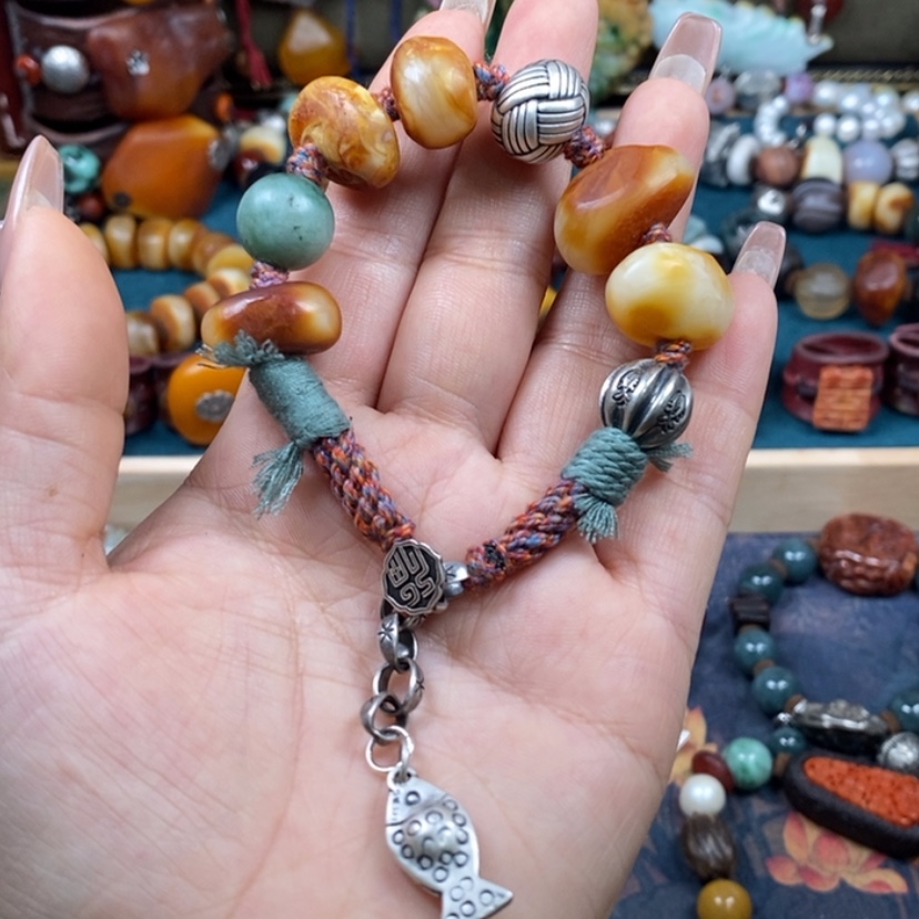 【闪购商品】蜜蜡手链未镶嵌手链