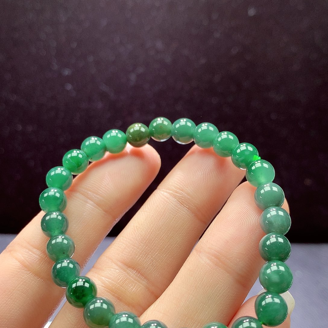 翡翠手链未镶嵌手链
