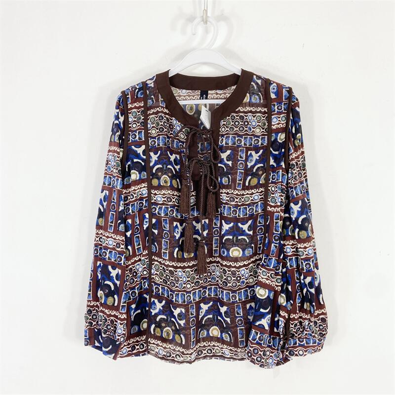 【77衣橱】DM9523新款女装上衣长袖气质轻奢【红人上新】