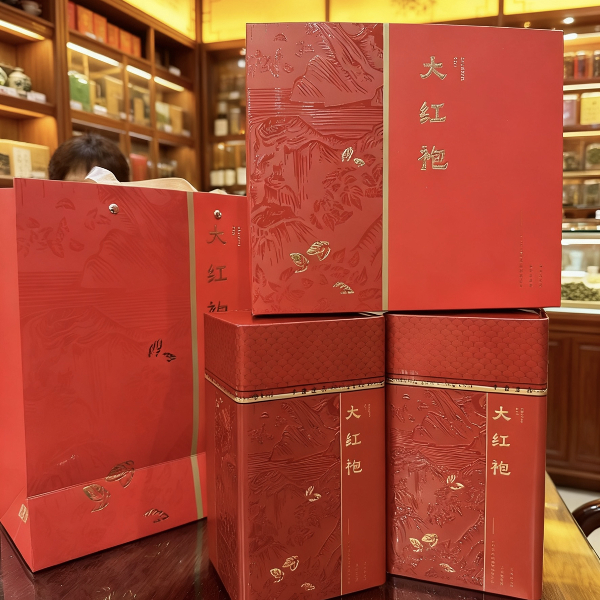 黄玫瑰岩茶透天香乌龙茶武夷花香型大红袍肉桂茶叶礼品装送礼佳品