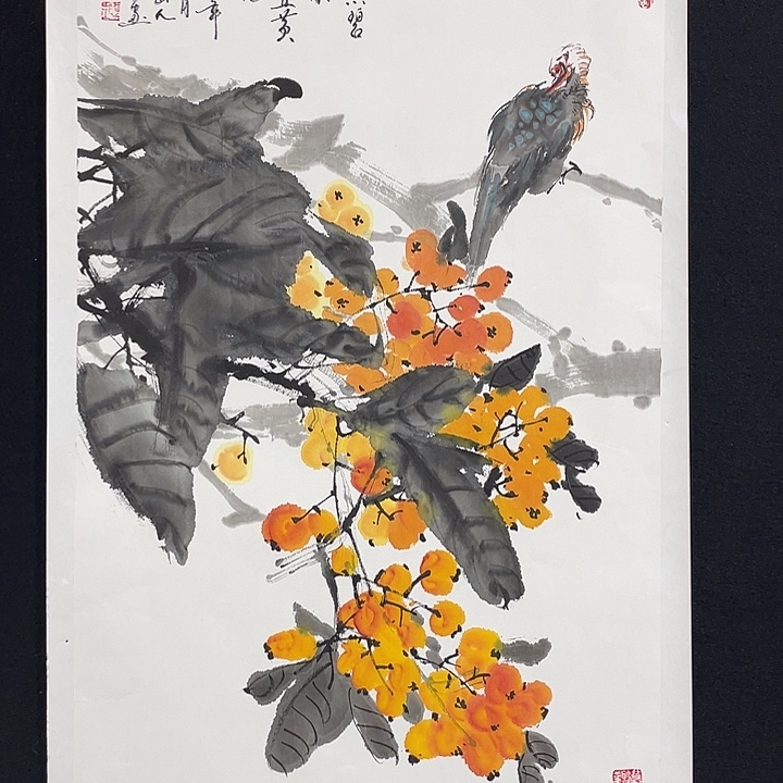 国画老师绘画作品