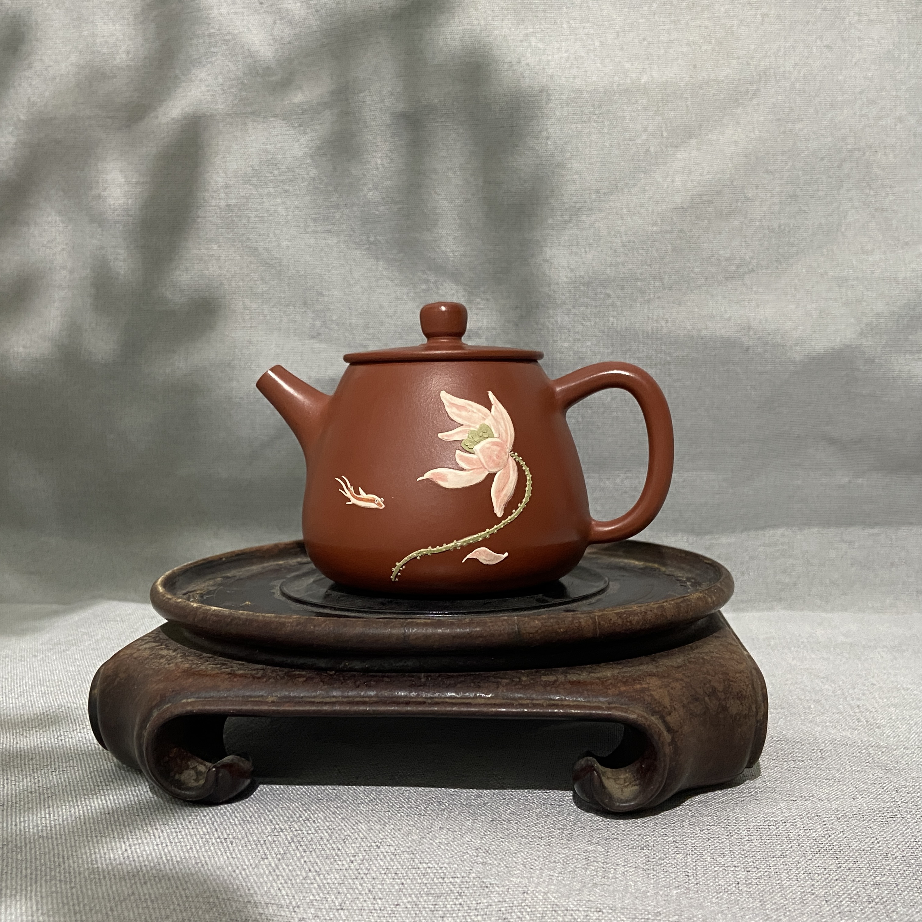 宜兴手工紫砂陶 茶壶GS3484-27