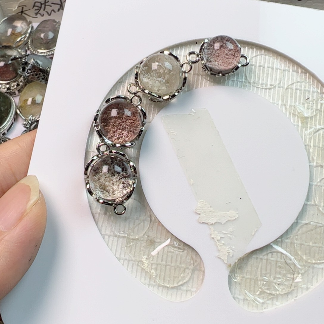 水晶手链银S925镶嵌香***糖