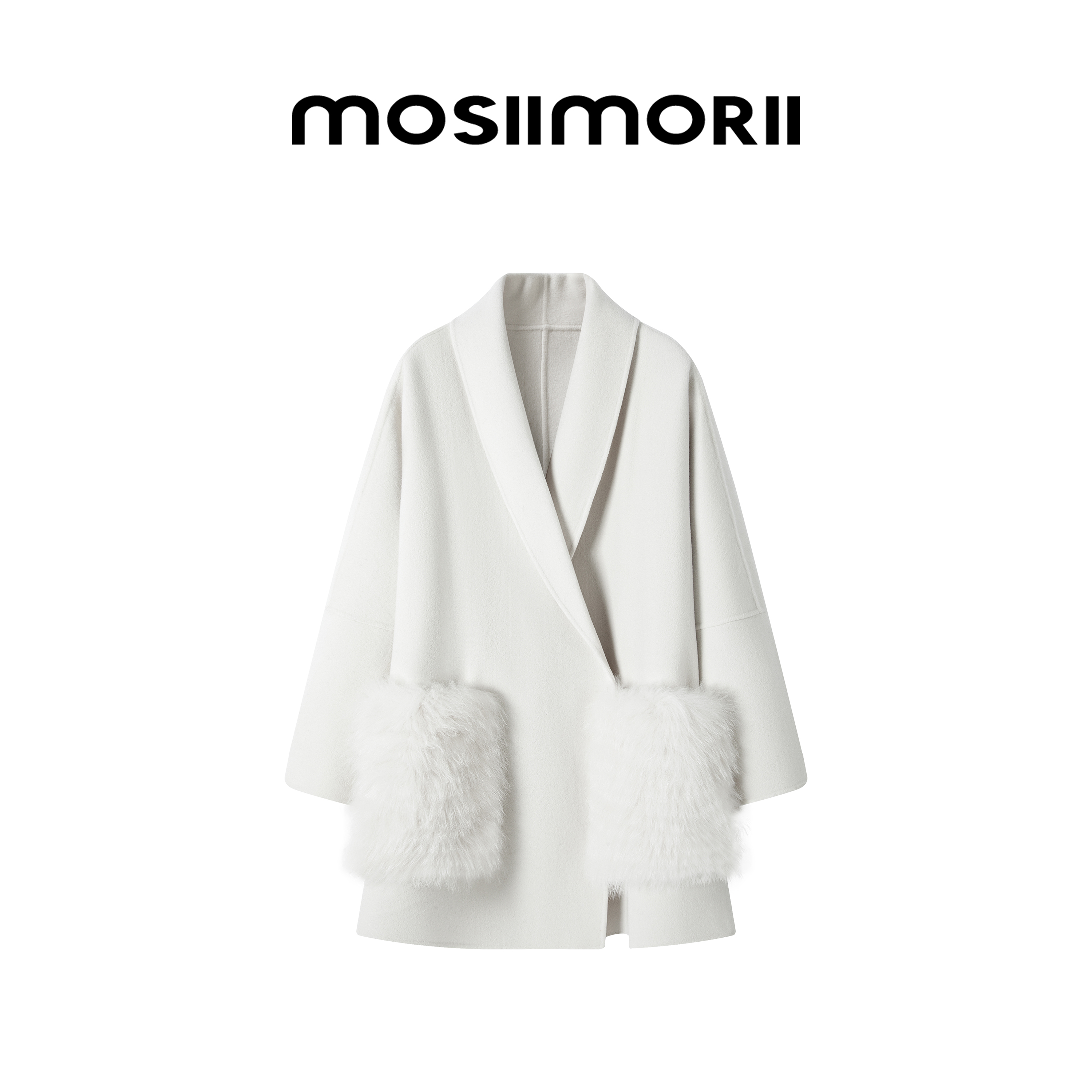 MOSIIMORII【云境之织】经典优雅气质羊毛廓形简约秋冬短款毛呢大衣