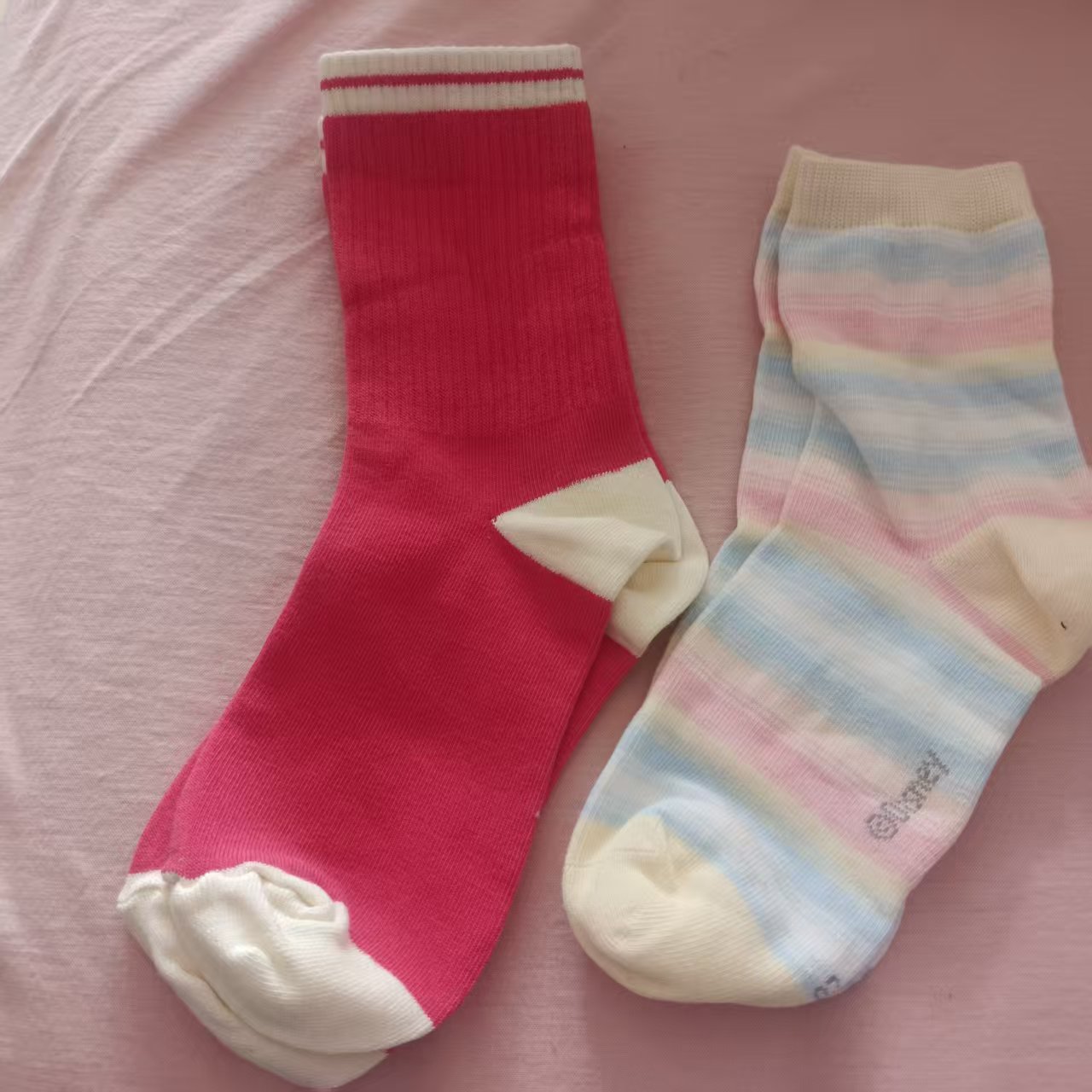 直播过款男女棉质瑕疵袜子无售后    