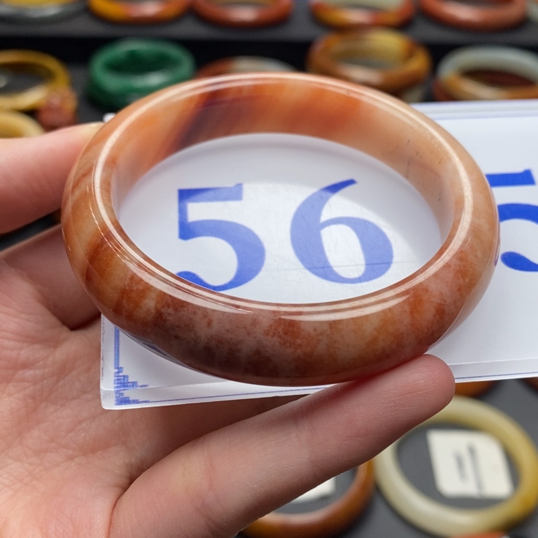 石英质玉（黄龙玉）手镯未镶嵌