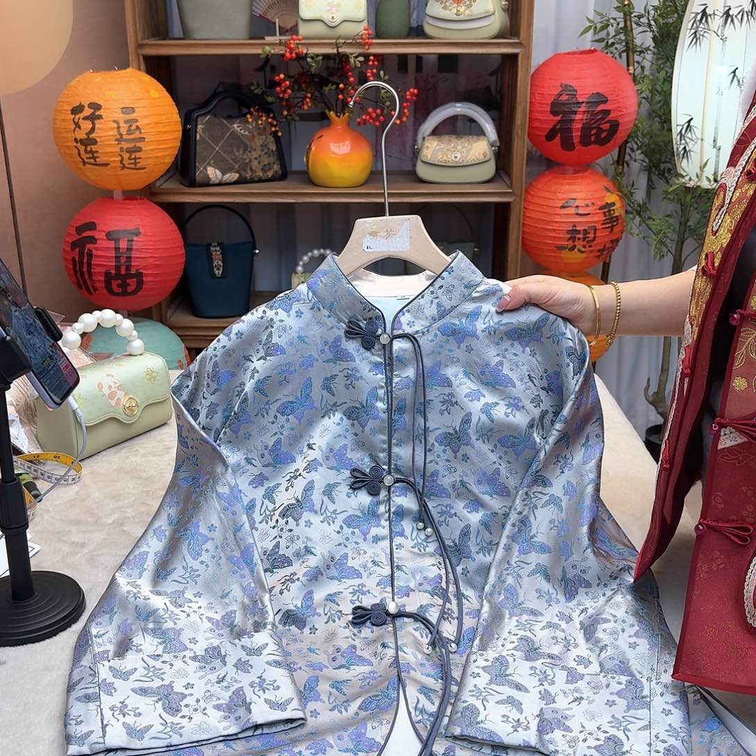 刺绣非名家宋锦四季上衣102