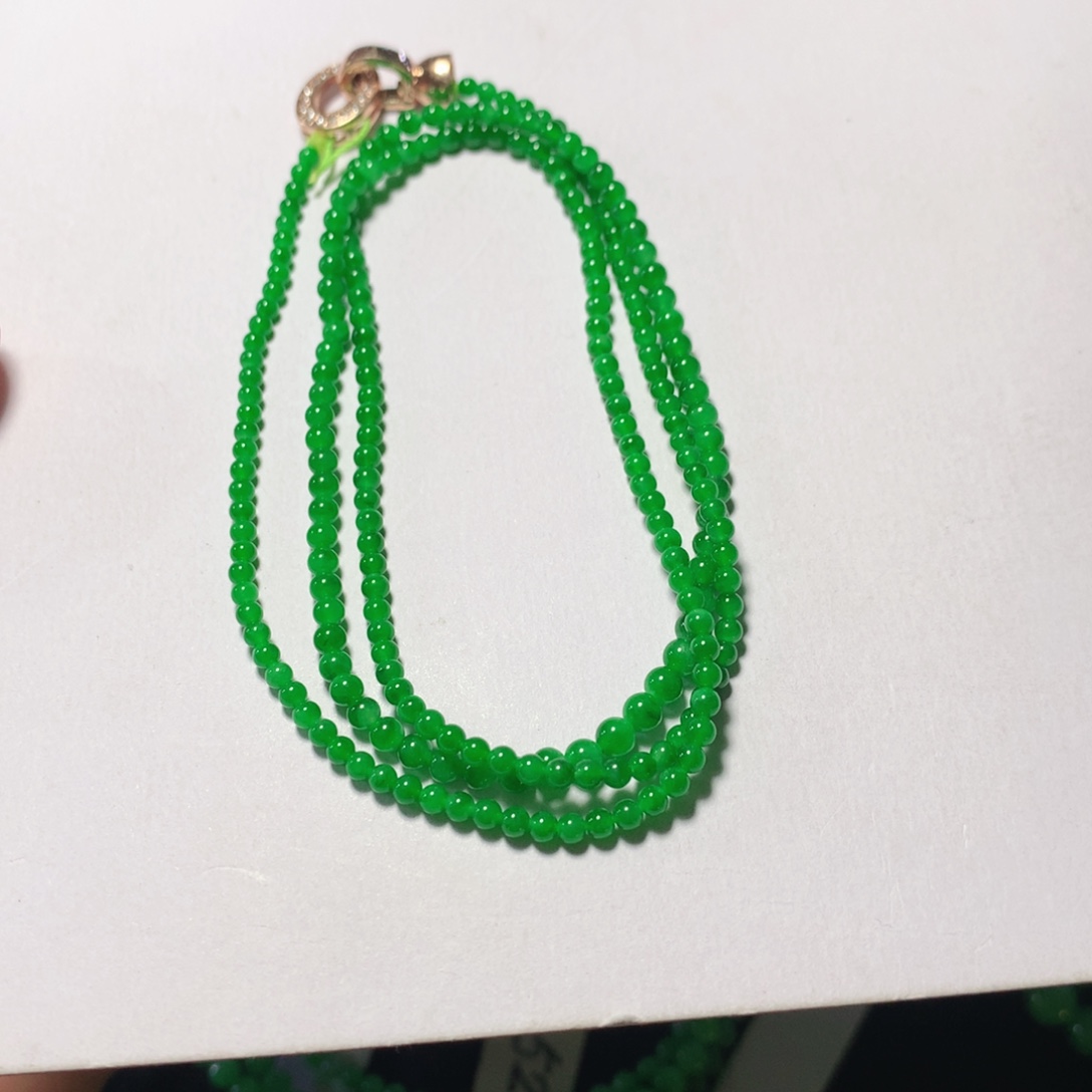 翡翠未镶嵌颈饰缅甸翡翠