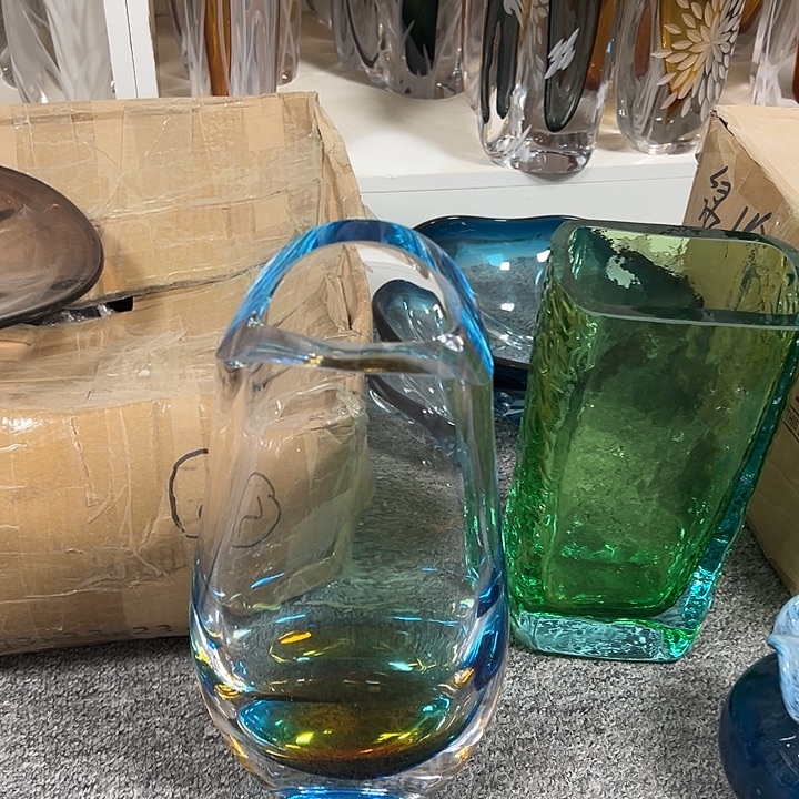 高34轻奢琉璃花器微瑕福利