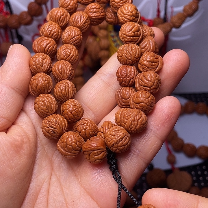 桃核吊坠龙纹桃枭