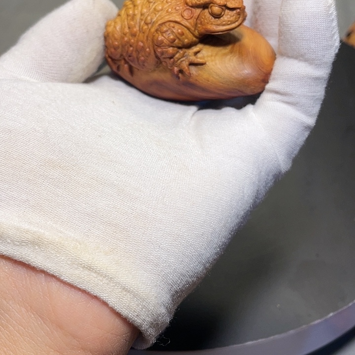 董***军柏木太行崖柏金蟾一个