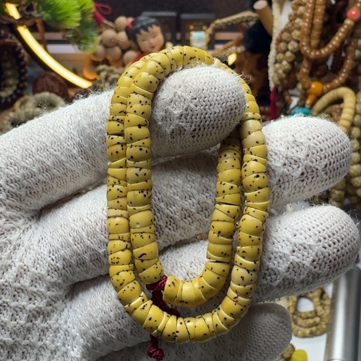 手串星月菩提10号车尺寸6原白大肠108