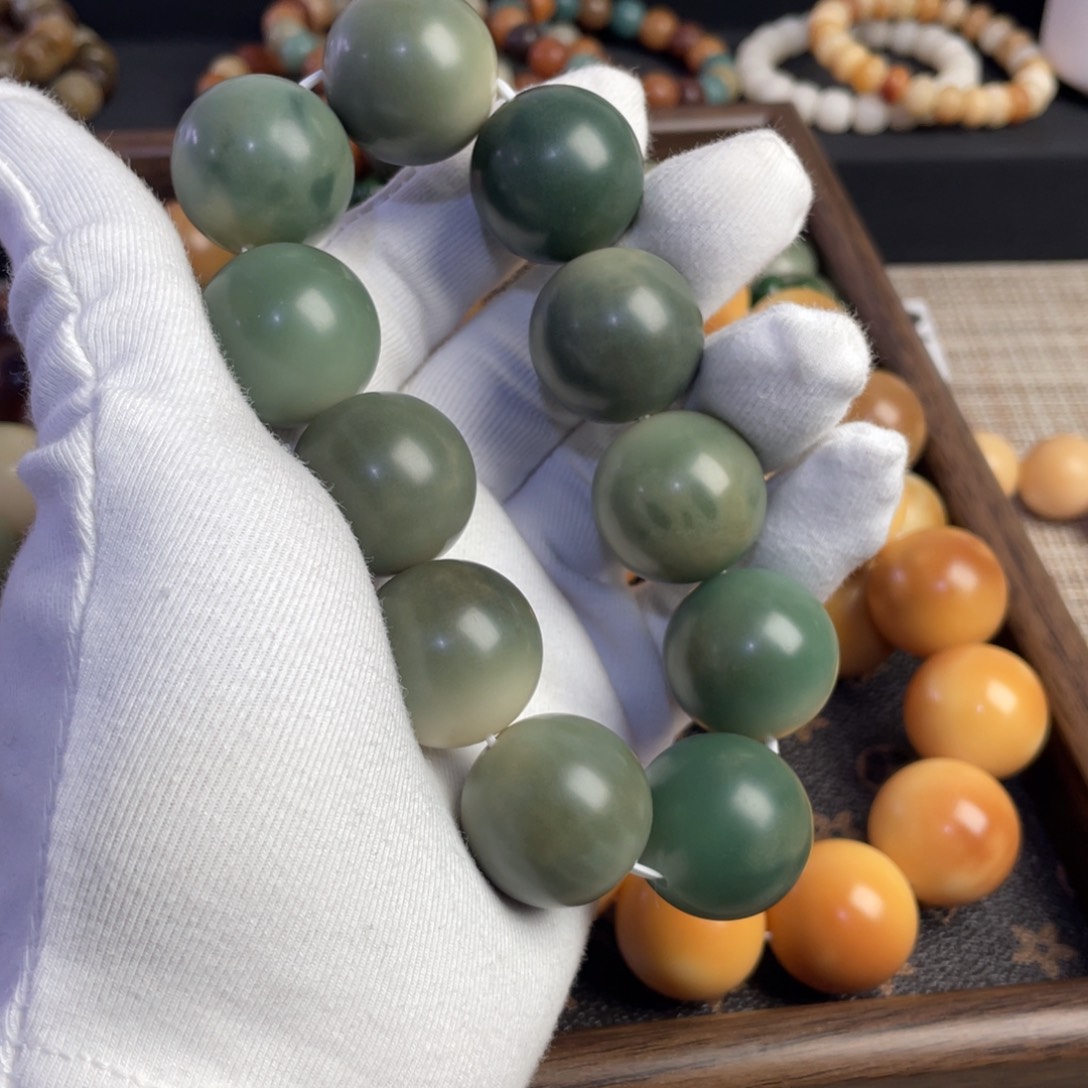 菩提根/象牙果吊坠拂*