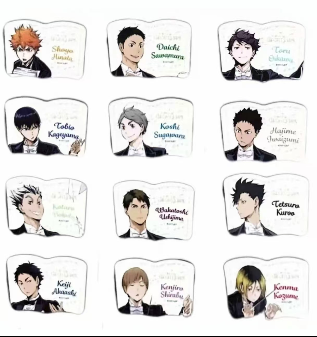 【日谷现货】排球少年乐谱吧唧正版现货盲盒代拆