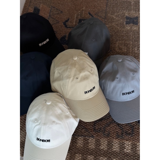 BONBOM小众设计师品牌25春夏新品LOGO字母鸭舌帽SOLSOL买手店