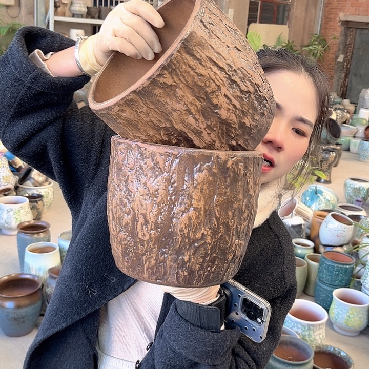 正品口20高18花盆……