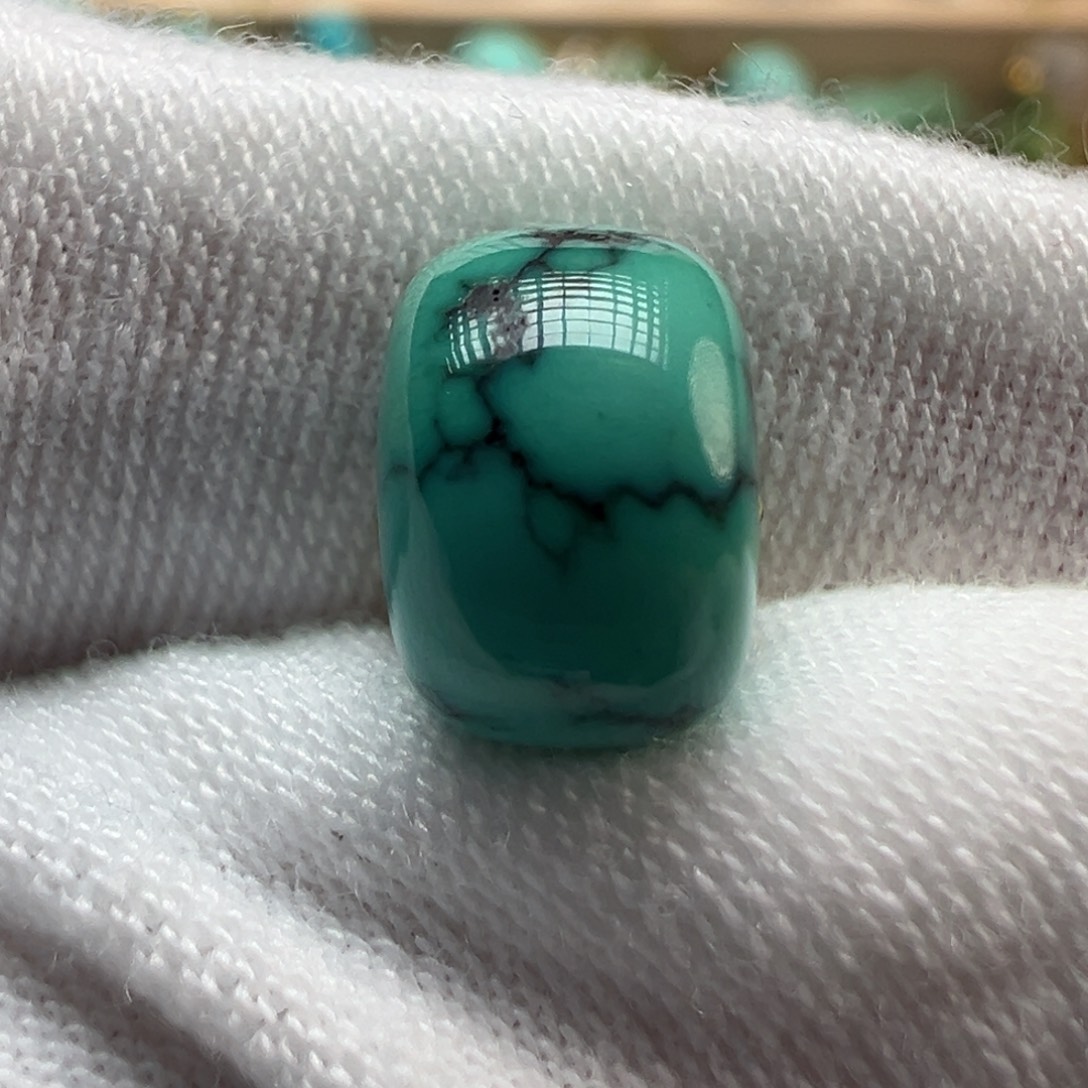 绿松石未镶嵌配饰9.3×6.4