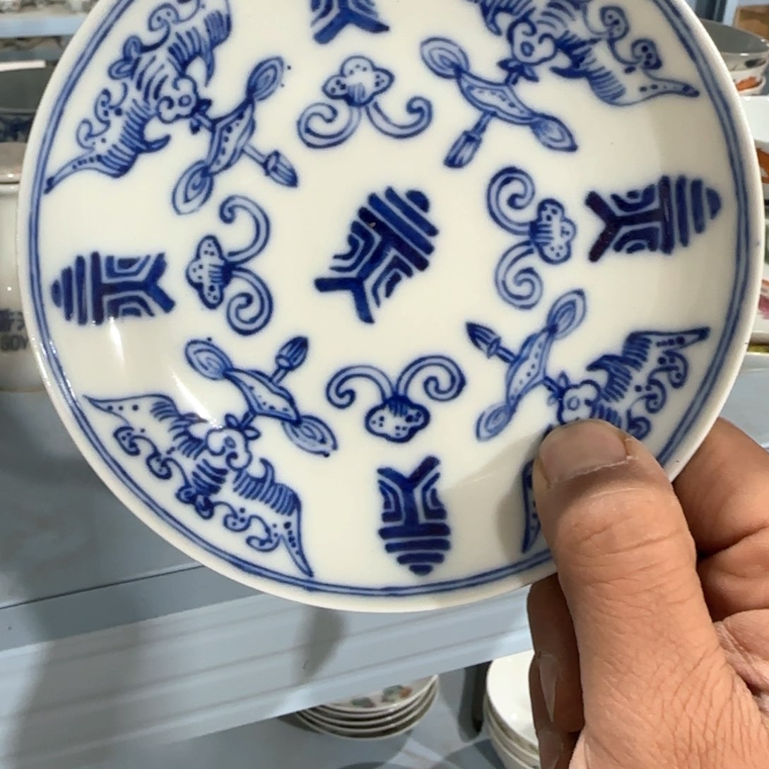 瓷片摆件手绘瓷器全部处理了吧