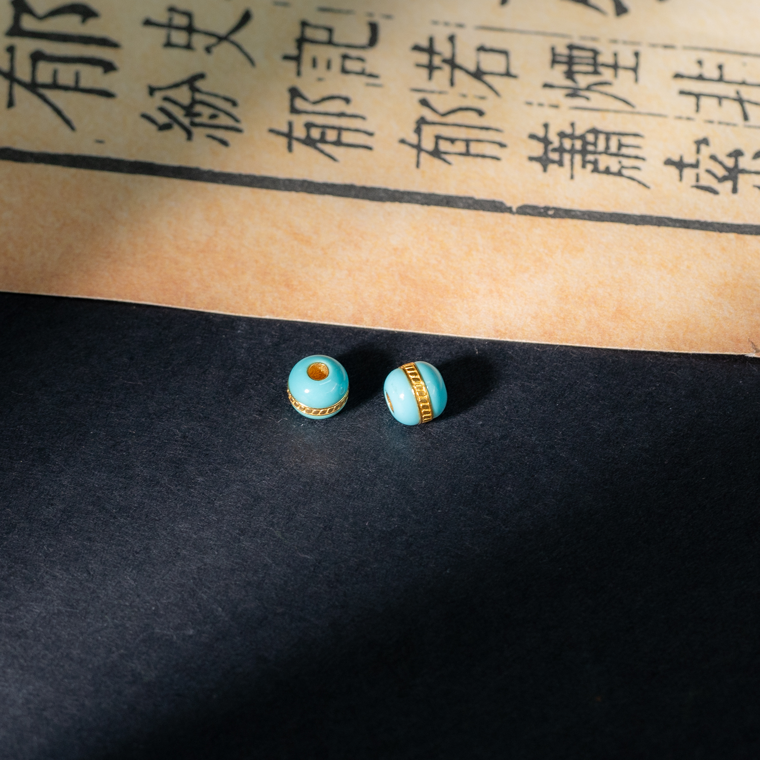 【韵洁珠宝】绿松石汉堡珠配饰6mm+-/Z0637/多样性发一件