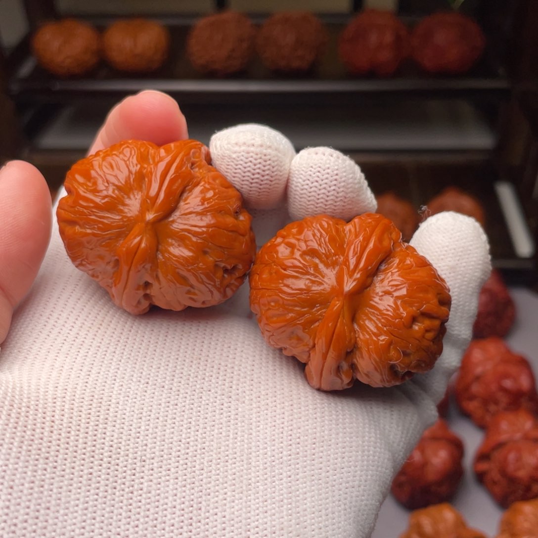 文玩核桃把件哎*喂元宝40