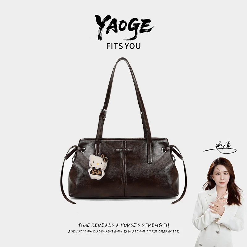 【蝴蝶结】【遥哥定制】轻奢时尚百搭女包单肩斜挎吧手提包女包M496