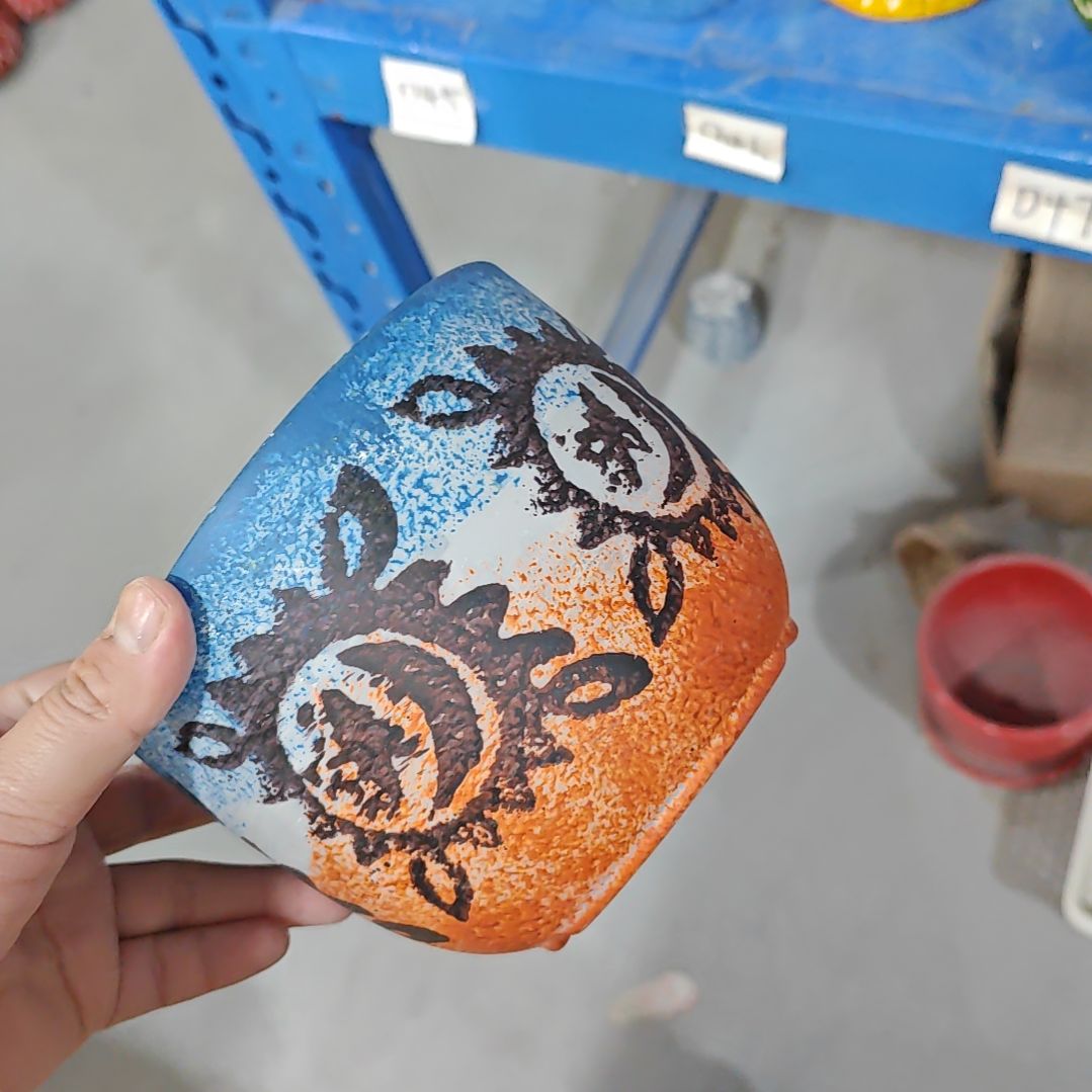 红陶吸水透气的白陶花盆凑满12发货