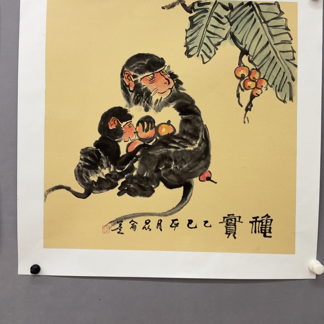 国画艺术家真人手绘