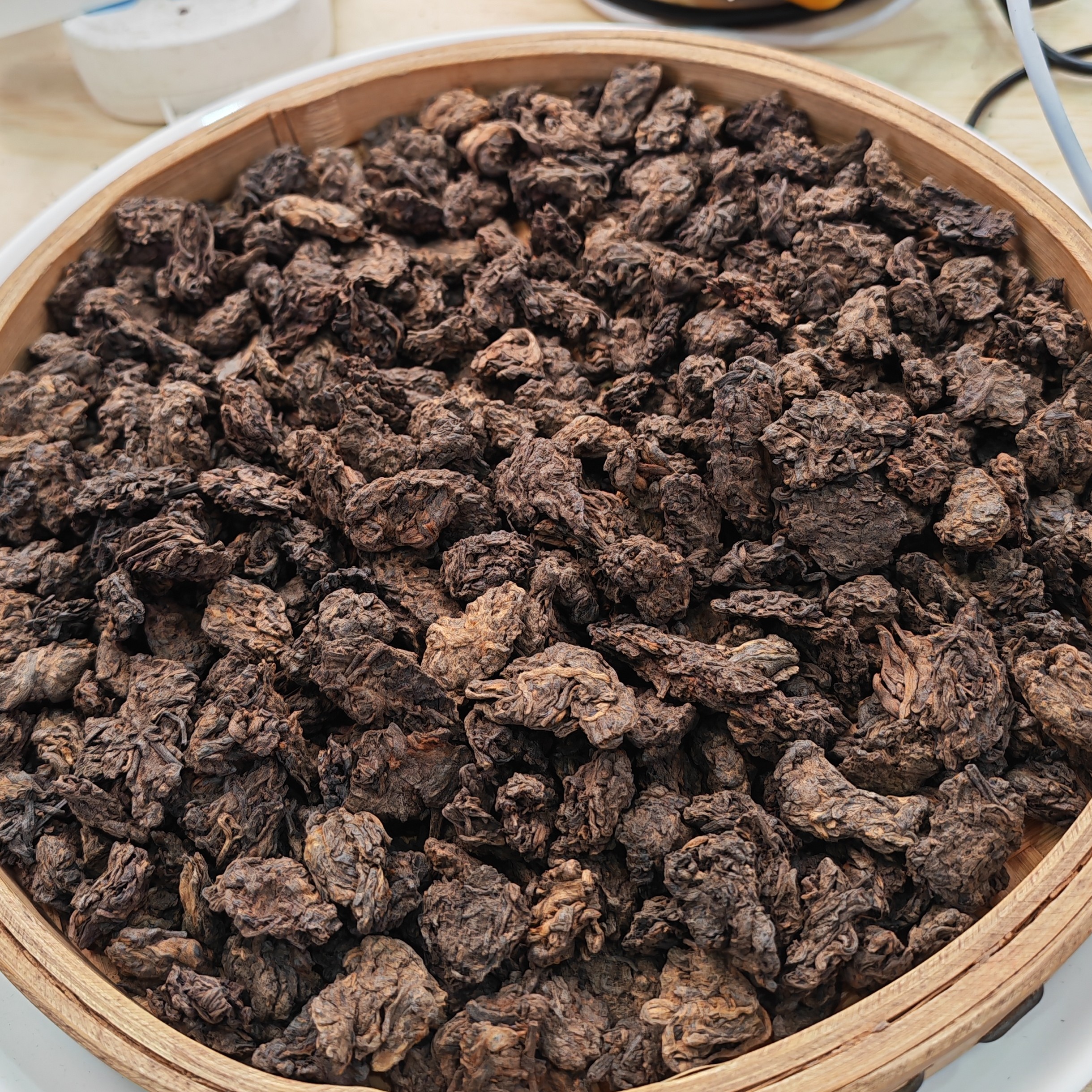 2020年春【岔箐老茶头·熟茶·混采】普洱散茶（1000克）-12月30日【05】