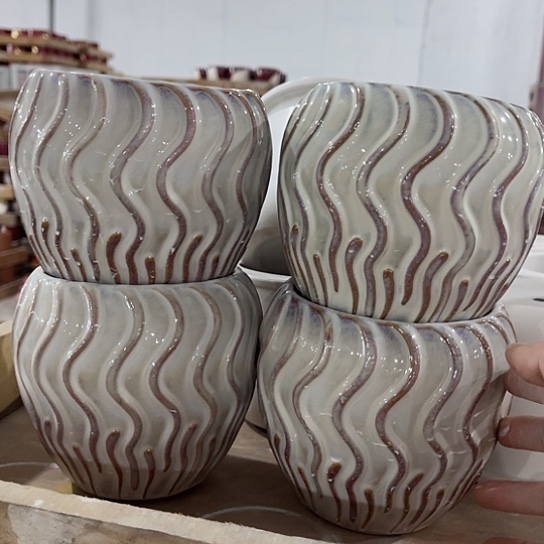 多肉绿植陶瓷花盆9.9包邮，有孔