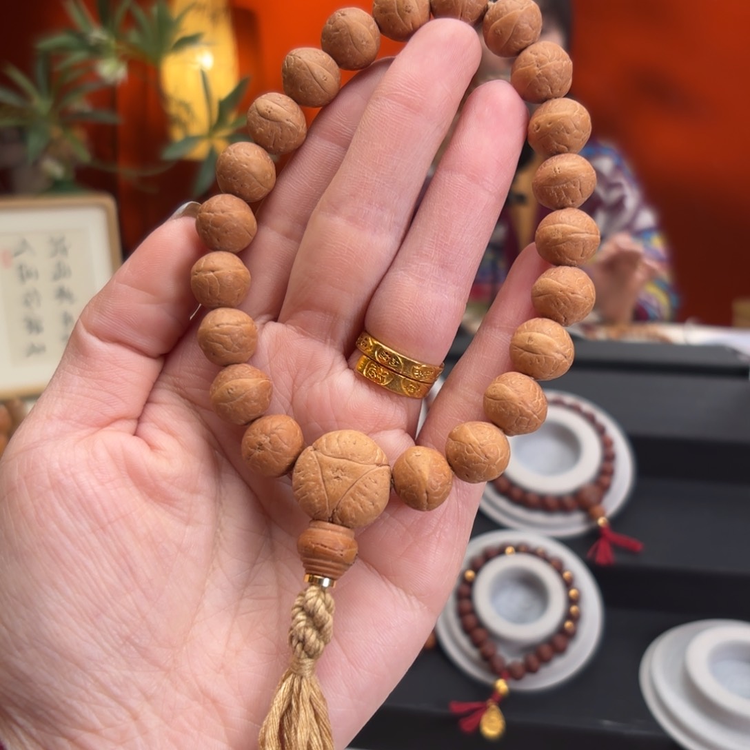 凤眼菩提吊坠阿*12毫米铁籽单圈