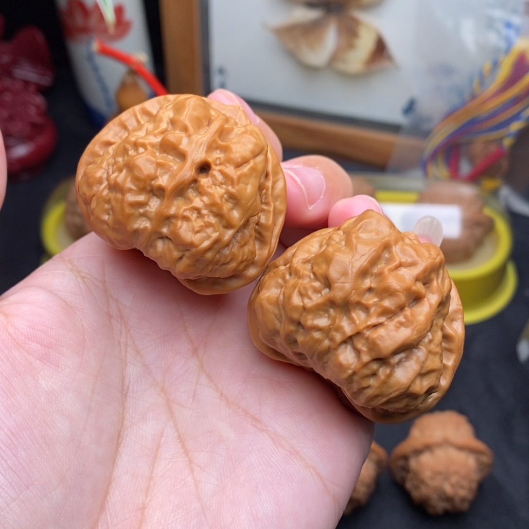 把件文玩核桃40.5青蛙