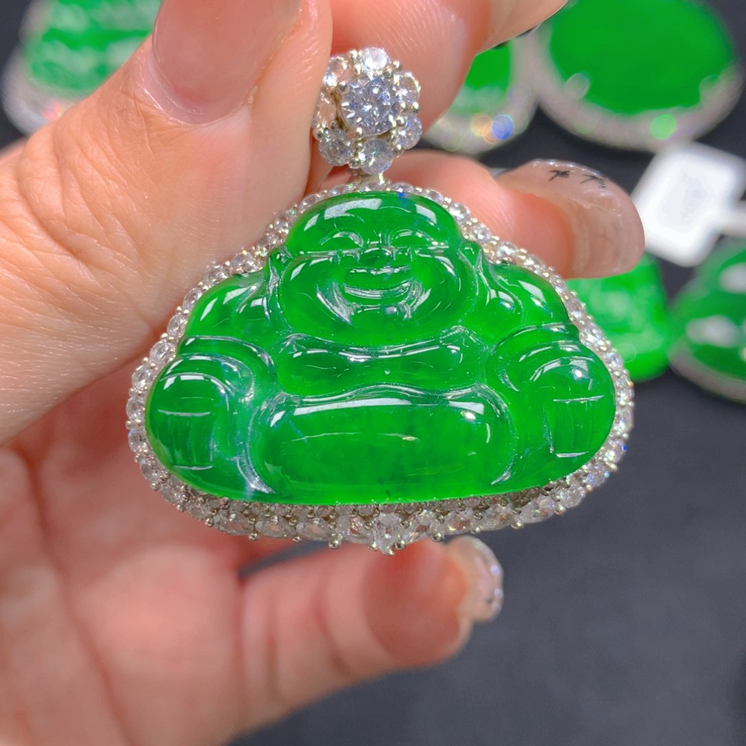 翡翠颈饰银S925镶嵌1111111111