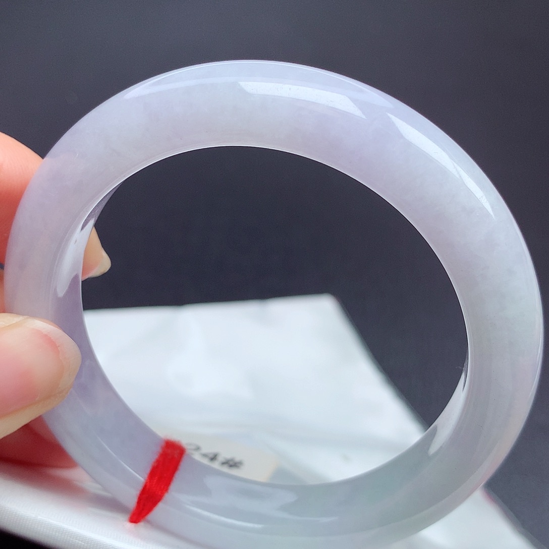 翡翠未镶嵌手镯55圈口