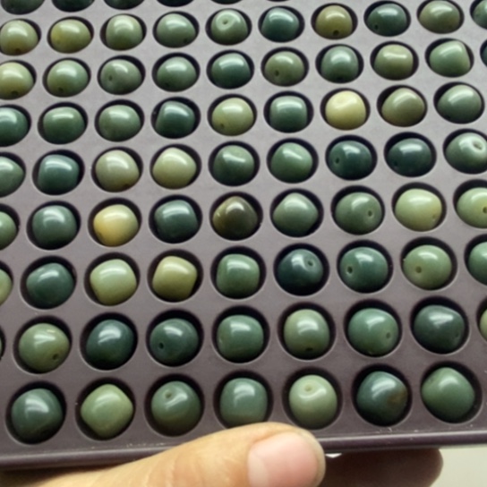 吊坠白玉菩提精品10帝王绿桶100卡灯牌宠100