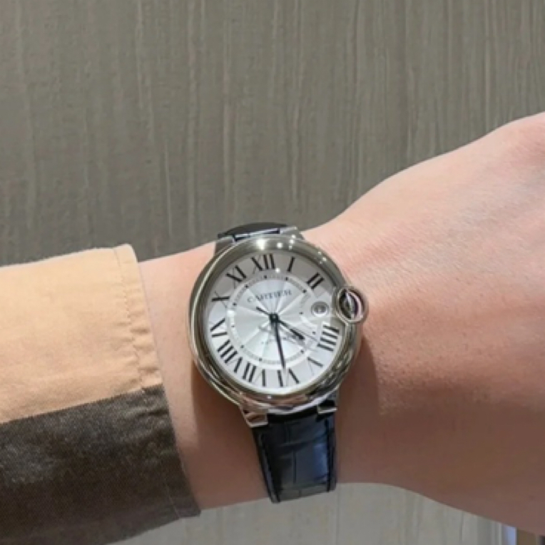 99新 Cartier/卡地亚 卡地亚蓝气球/男士/自动机械/42mm/WSBB0026