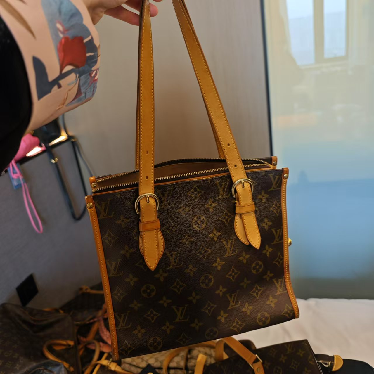 95新 LouisVuitton/路易威登 中古三角金球