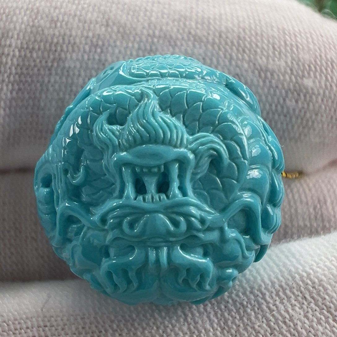 未镶嵌绿松石配饰18.4m m