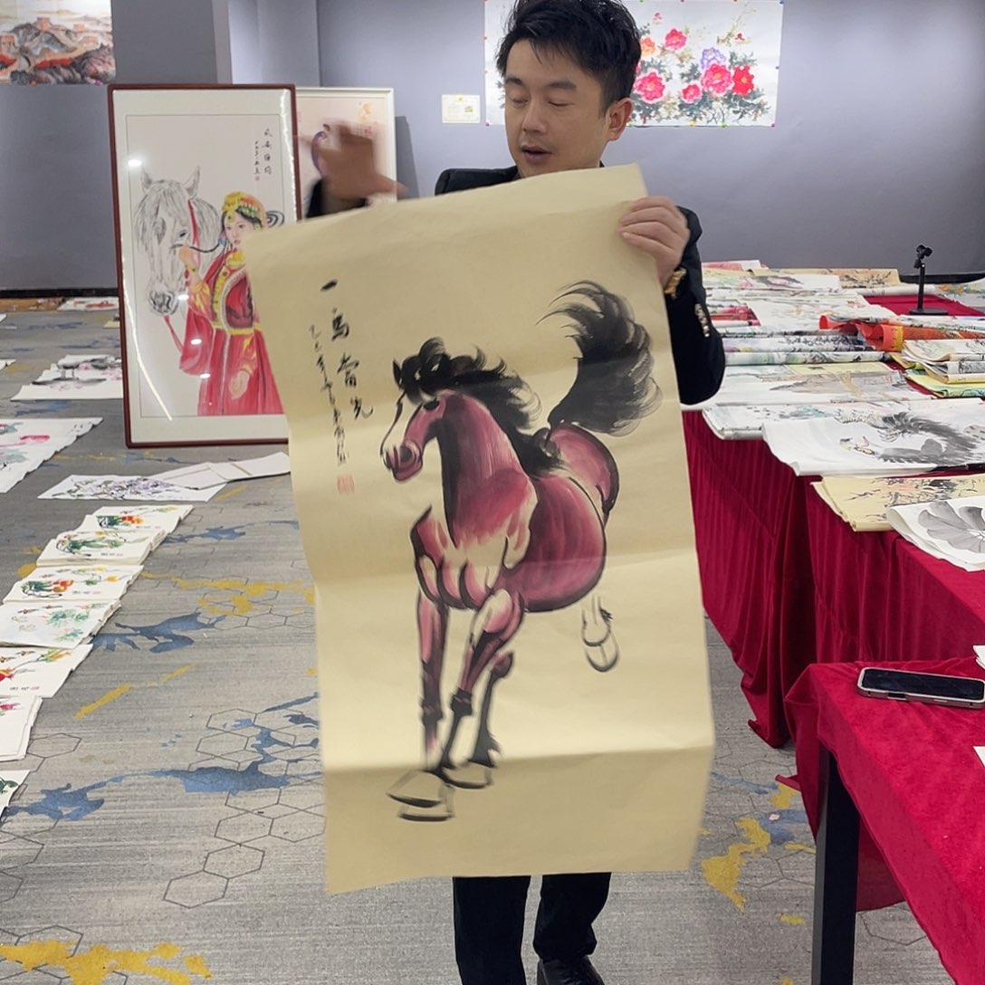 名人名画手工制作