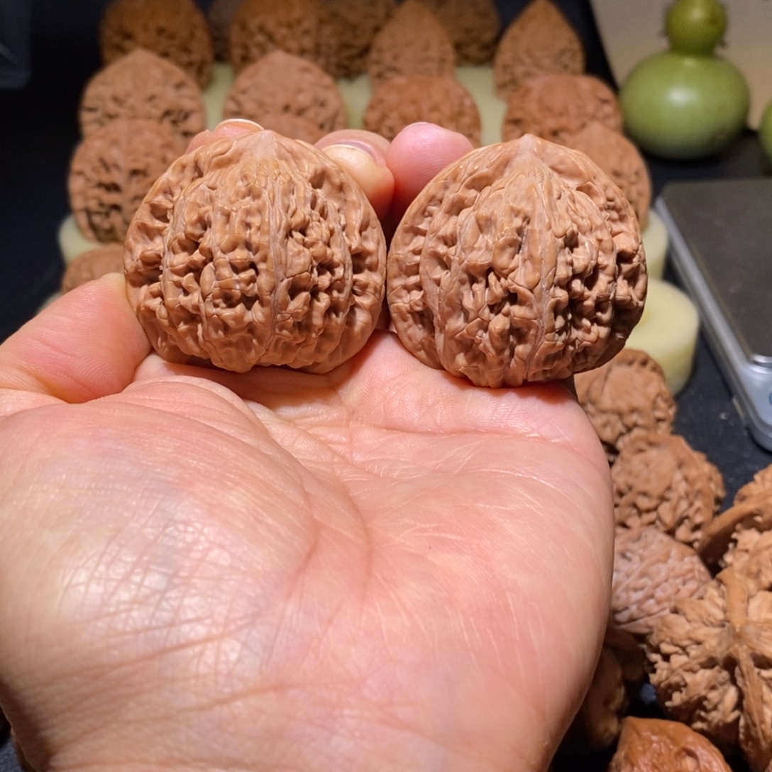 文玩核桃吊坠望月42+