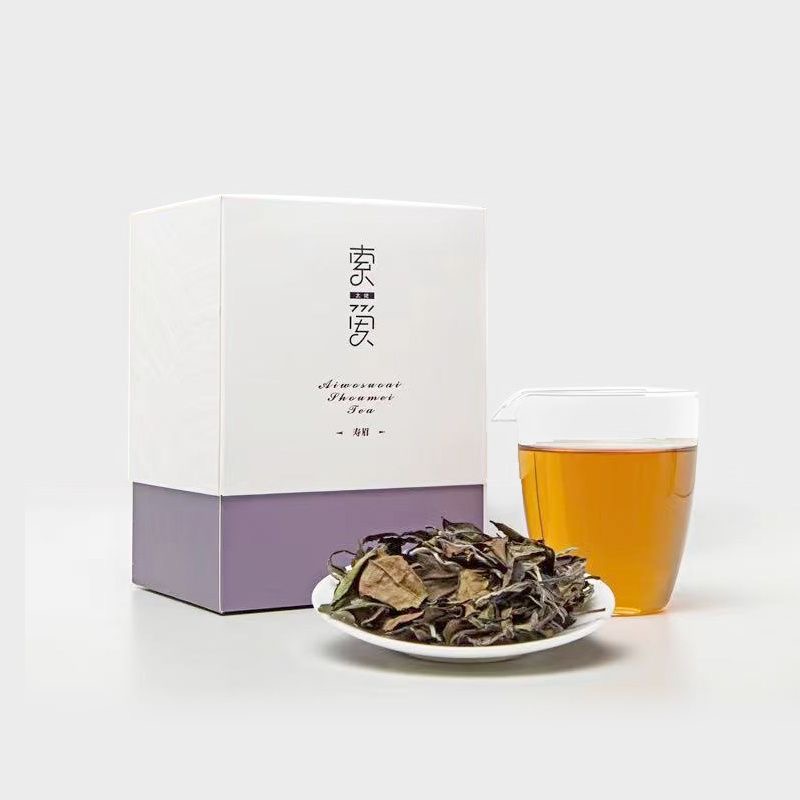 太姥白天鹅  索爱 2017年福鼎白茶高山陈香寿眉老白茶散茶  100g 