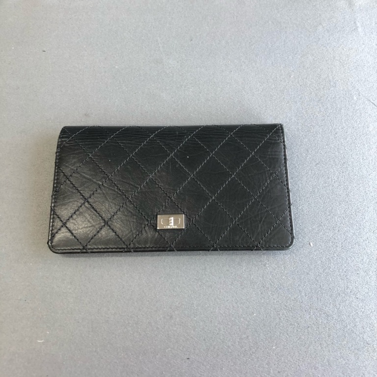 95新 Chanel/香奈儿 拾锦奢品 CHANEL香奈儿2.55折叠长款钱包