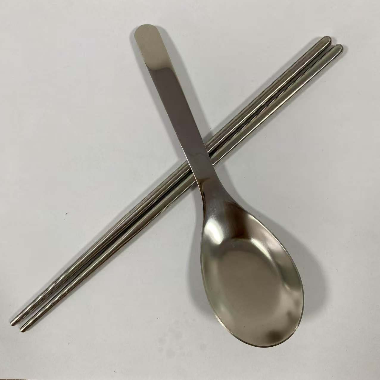 筷子不锈钢筷家用餐具套装防滑防烫筷子勺子