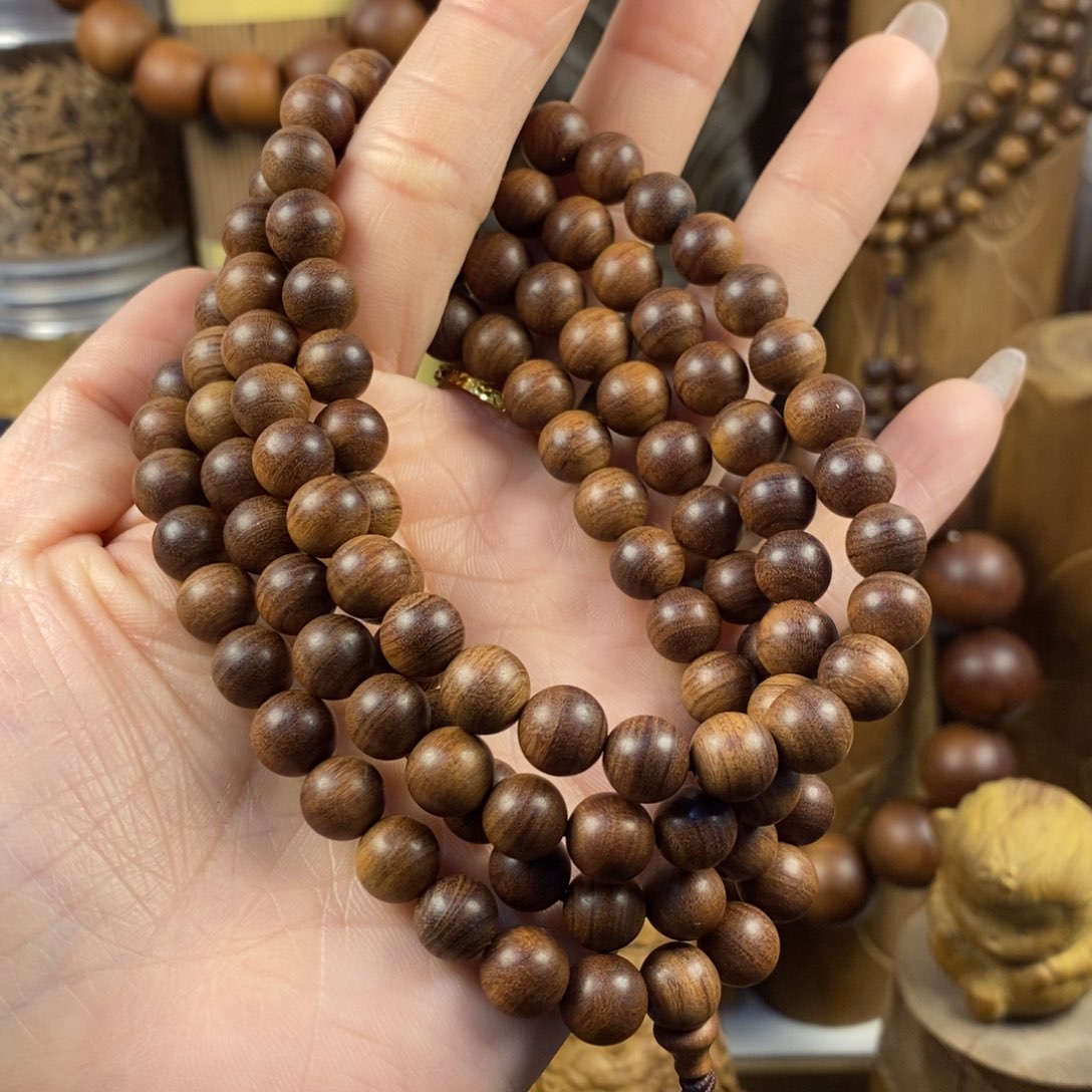 檀香木手串/手链有****湖老山檀香0.8供奉香