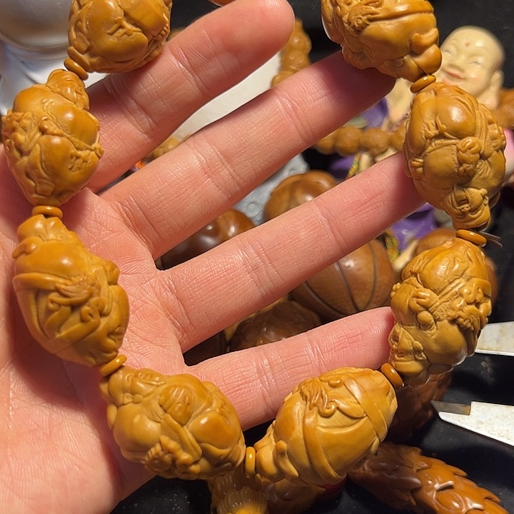 手串/手链橄榄核龙椅财神