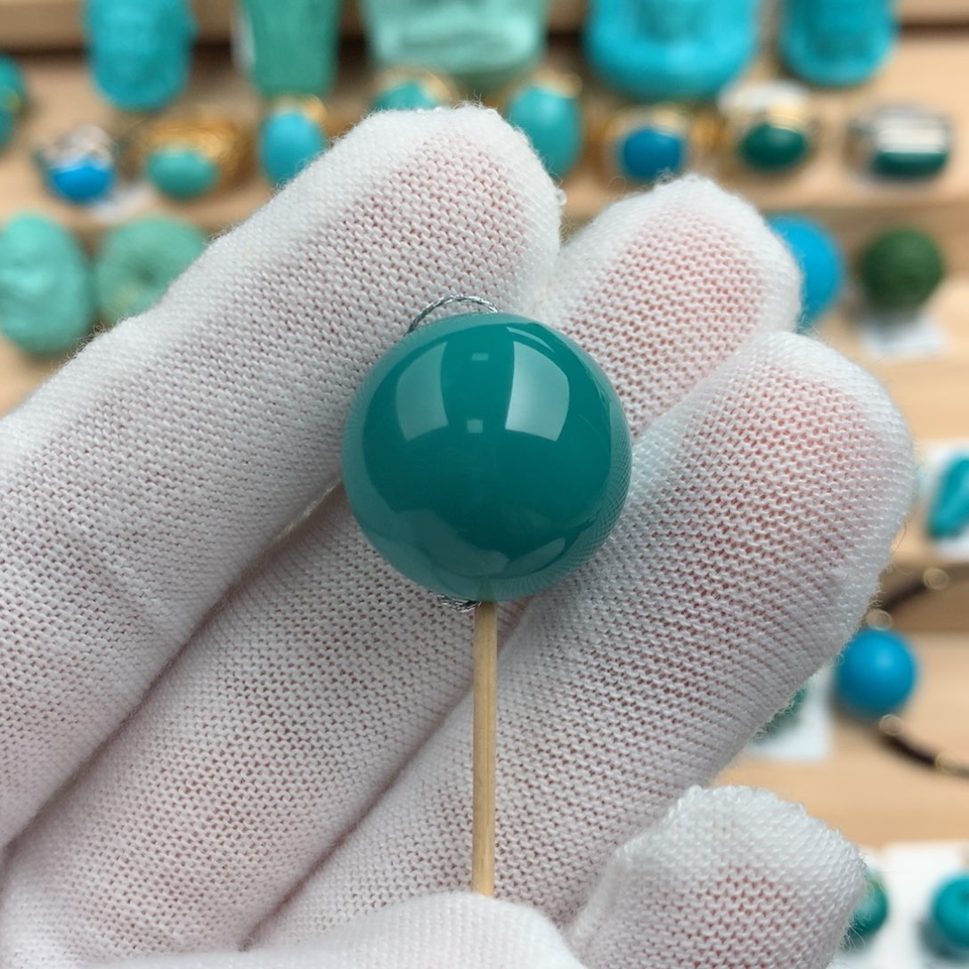 绿松石配饰未镶嵌18.3mm