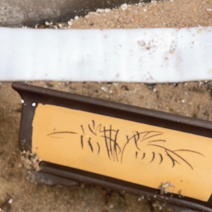 紫砂32黄马槽花盆花盆