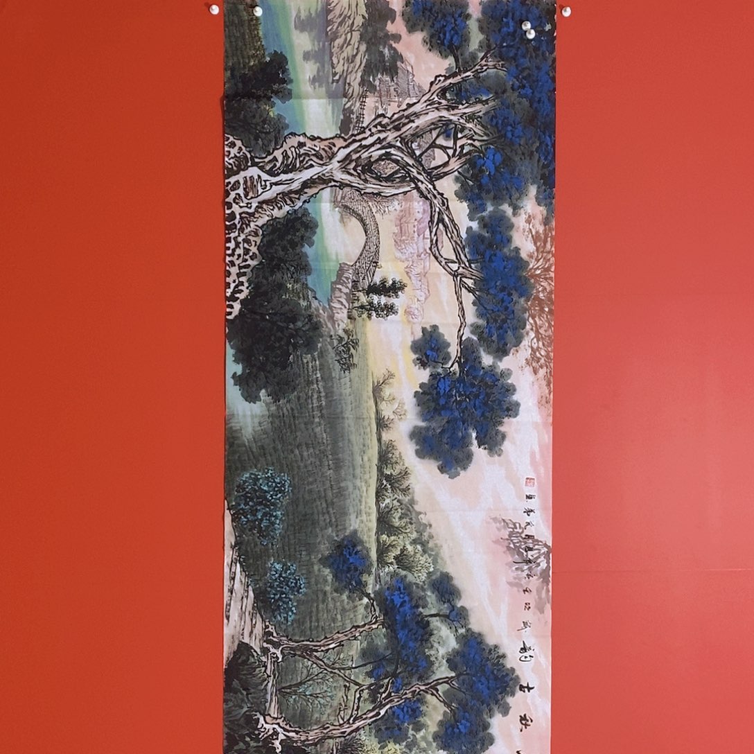 国画山水花鸟国画作品