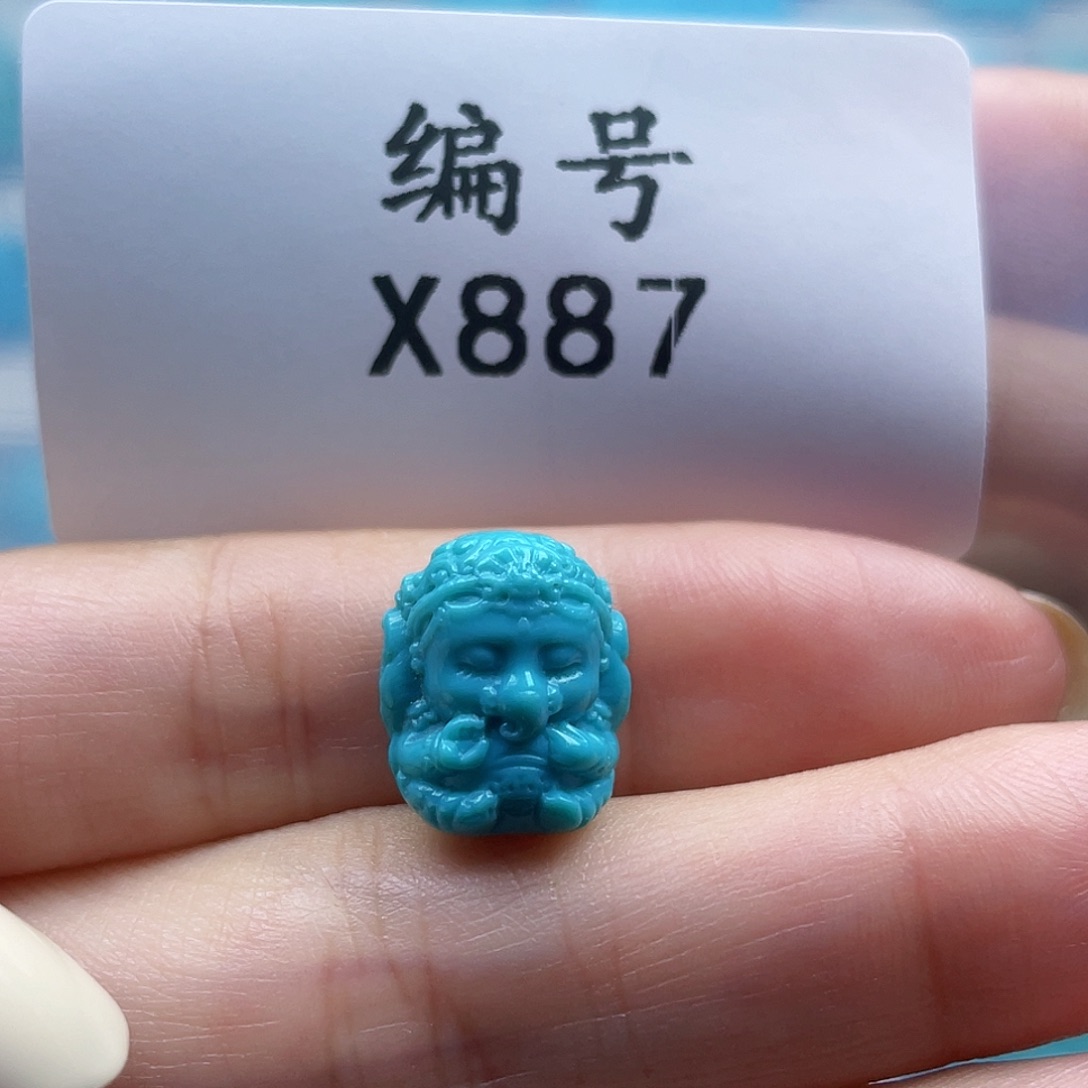 古***轩绿松石未镶嵌珠宝奇石